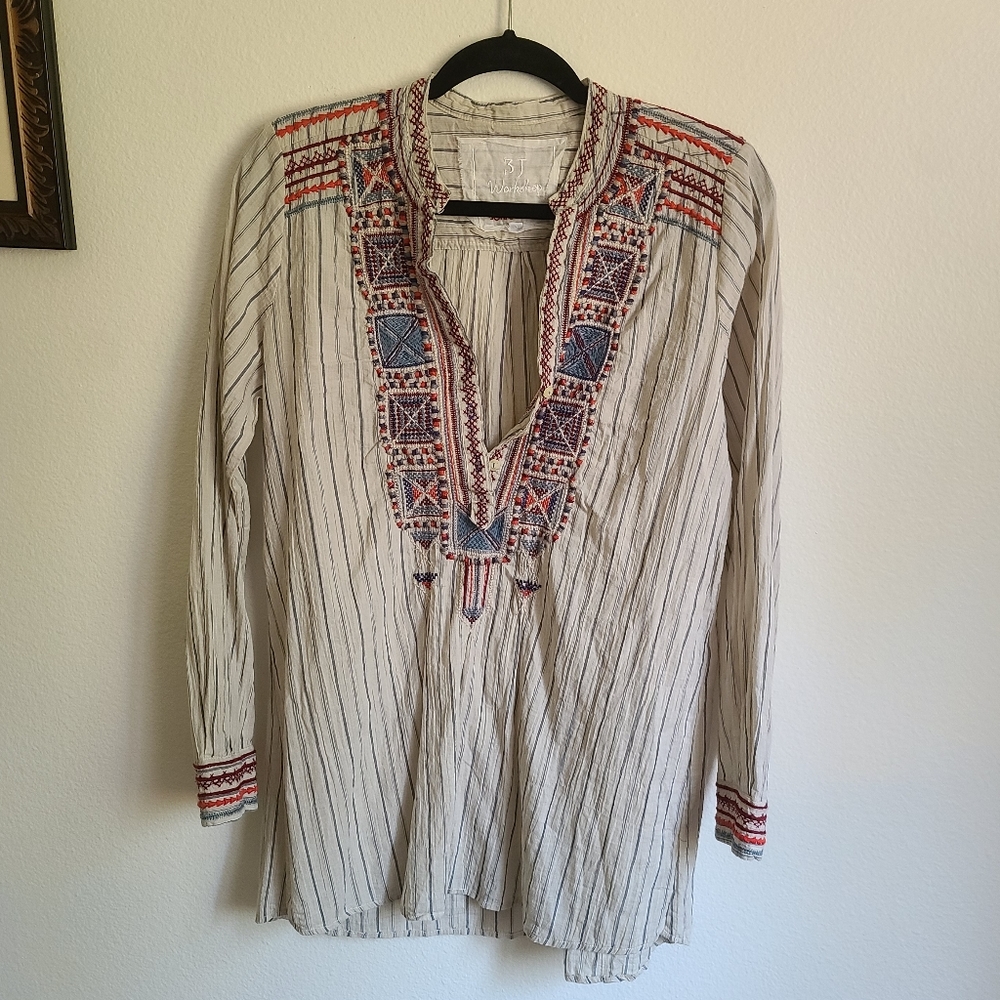 Johnny Was 3j Workshop blouse, small